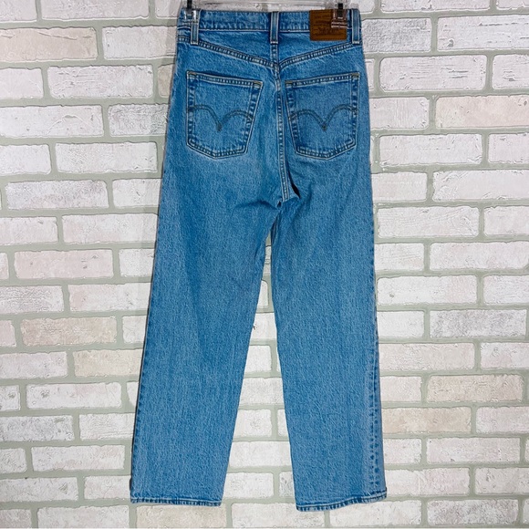 Levi's Ribcage Straight Jeans Size 24 - Picture 6 of 10
